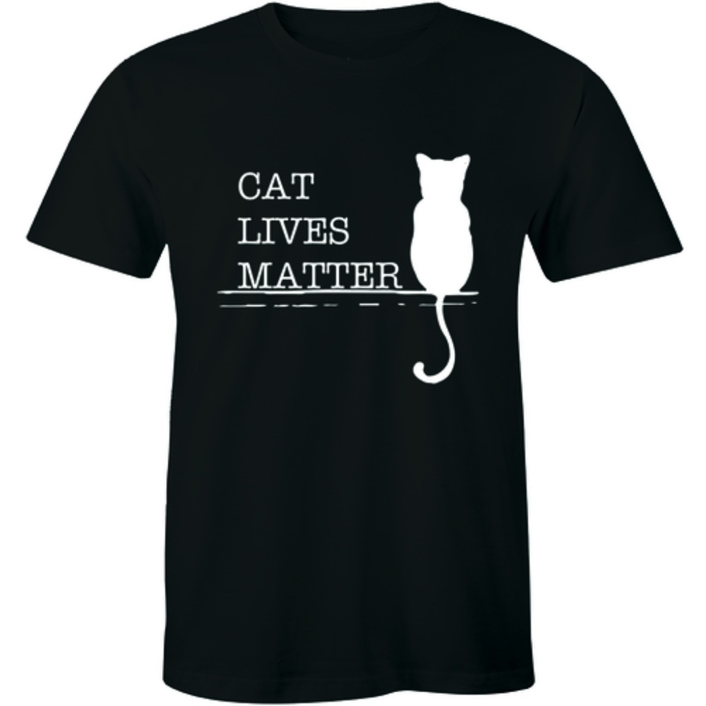 Cat Lives Matter T-shirt Kitty Lovers Rescue Tee